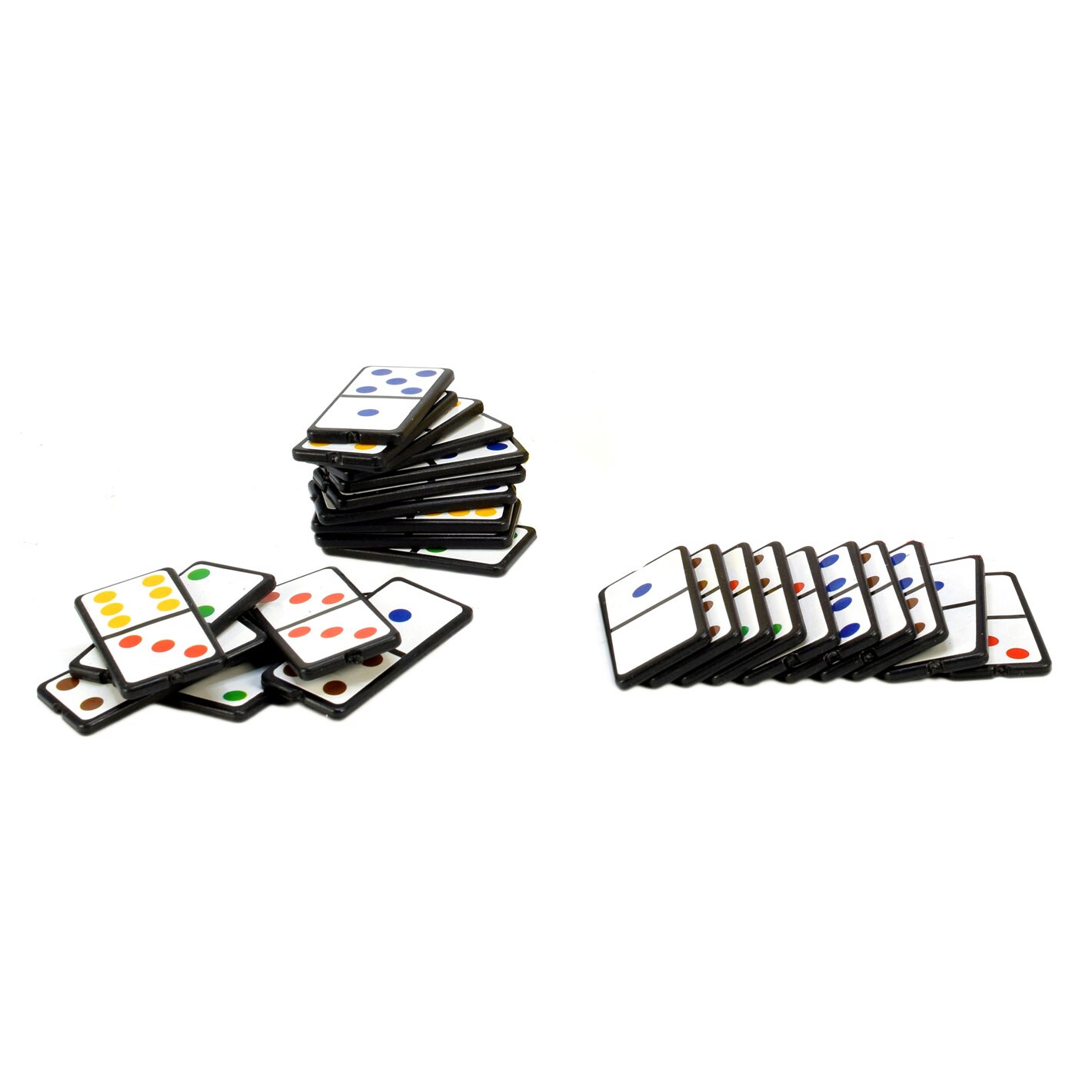 Toi-Toys - Domino-Spiel - vielseitiges Zahl- und Farbenspiel Gesellschaftsspiel Familienspiel Denkspiel