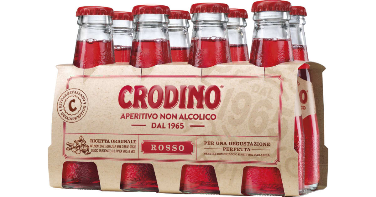 Crodino Rosso Tray 8x 0,1 Liter (Einweg)