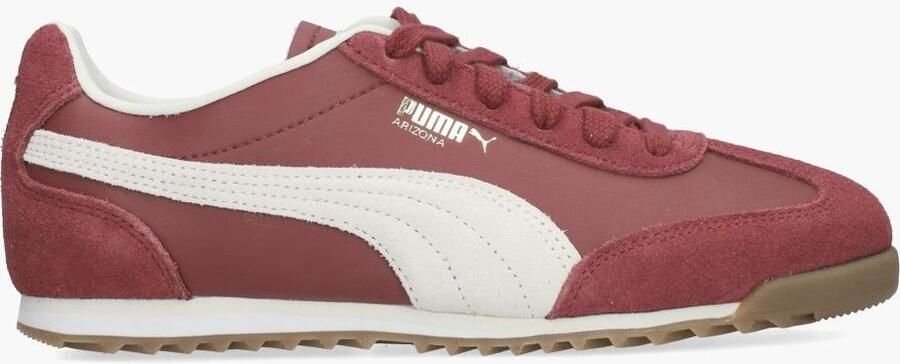 Puma Arizona Retro sneakers donkerrood ecru