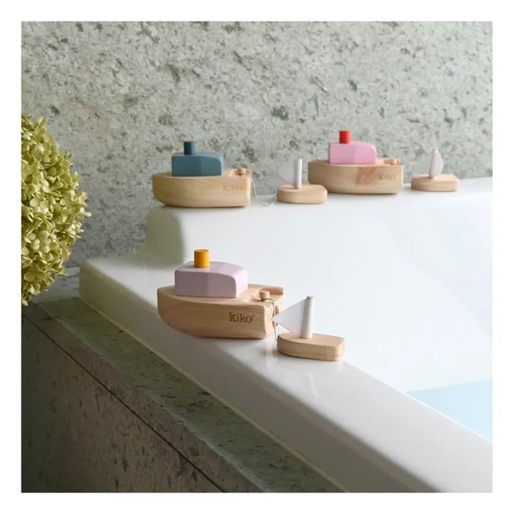 Kiko+ & gg* Bateau en bois | Bleu