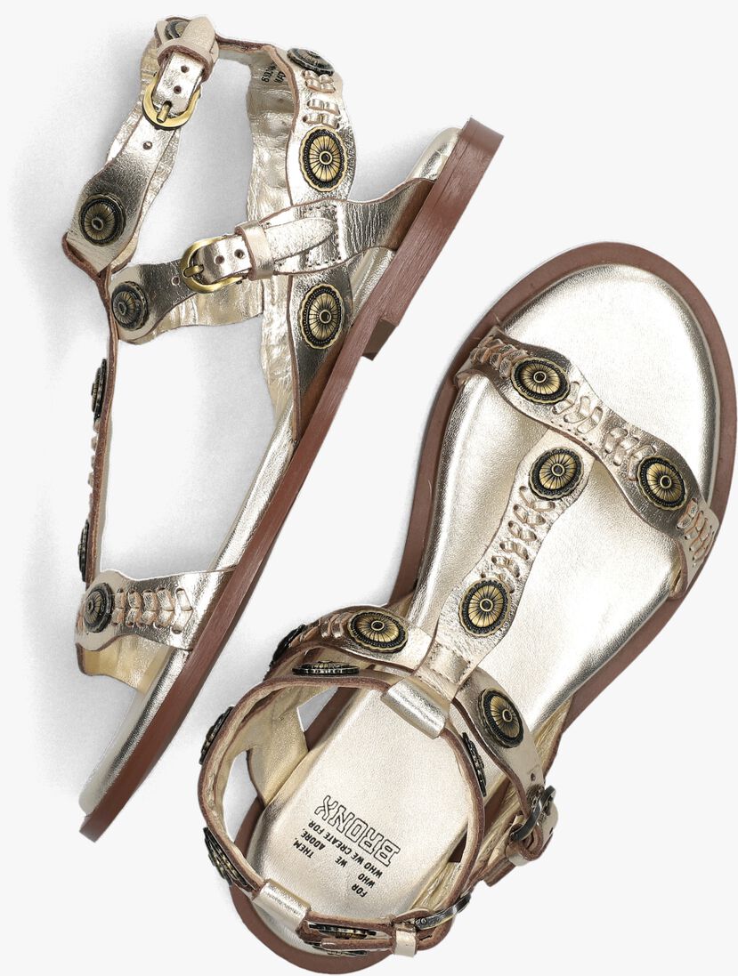 BRONX gouden bronx sandalen sky-ler 85036-m