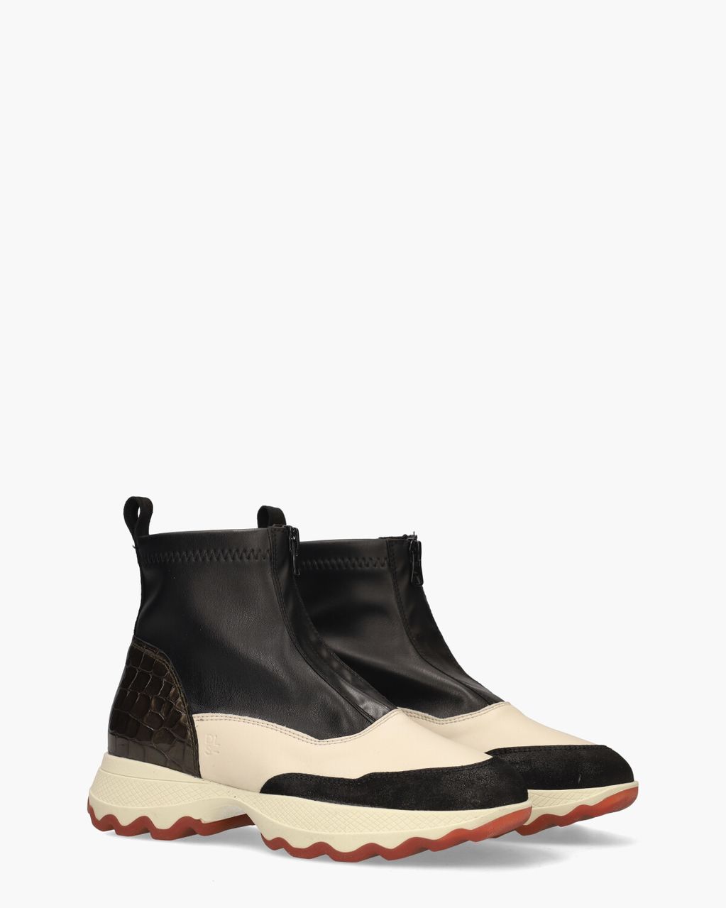 DLSport 6346 Zwart/Multicolor Dames Enkelboots
