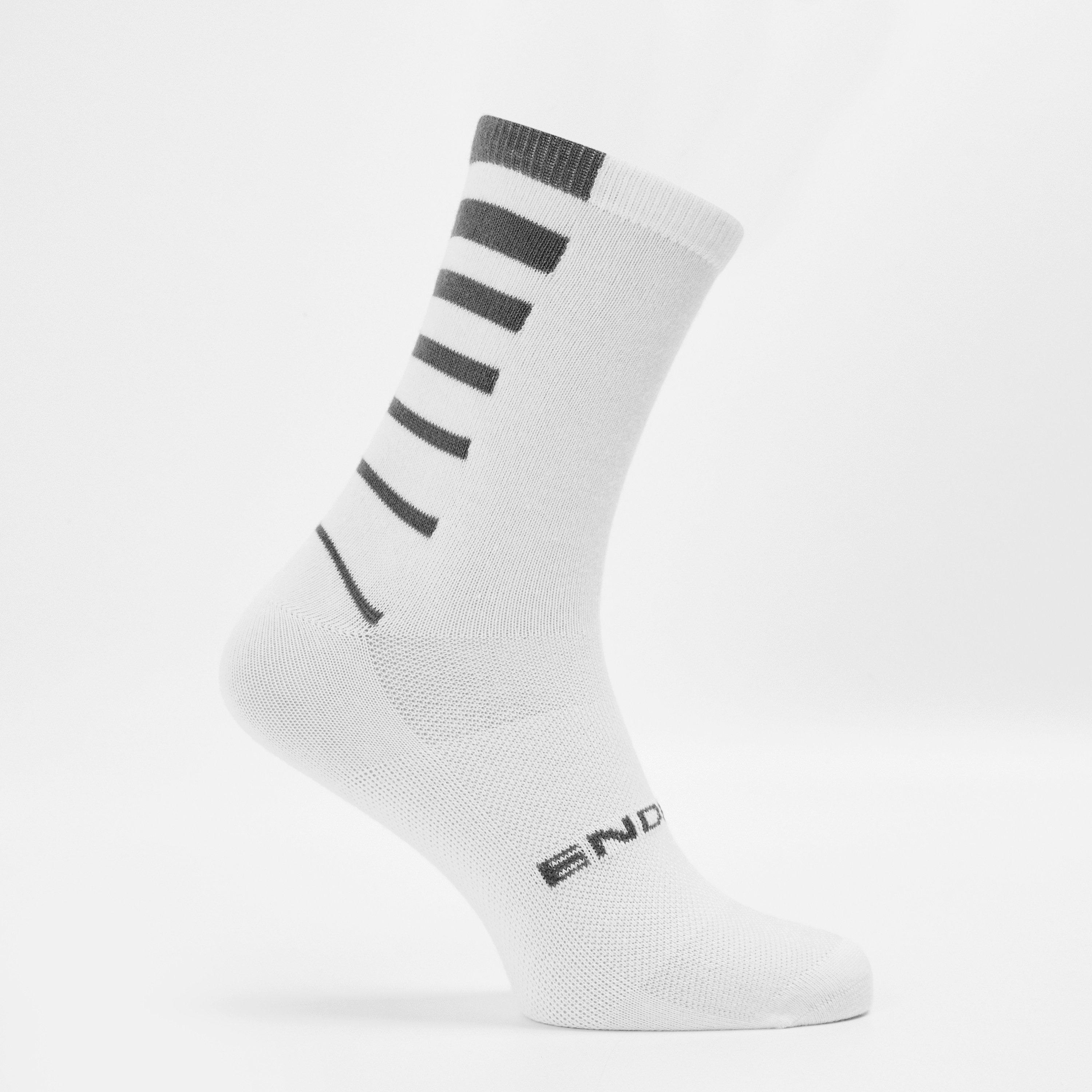 Endura COOLMAX® Stripe Socks Twin Pack