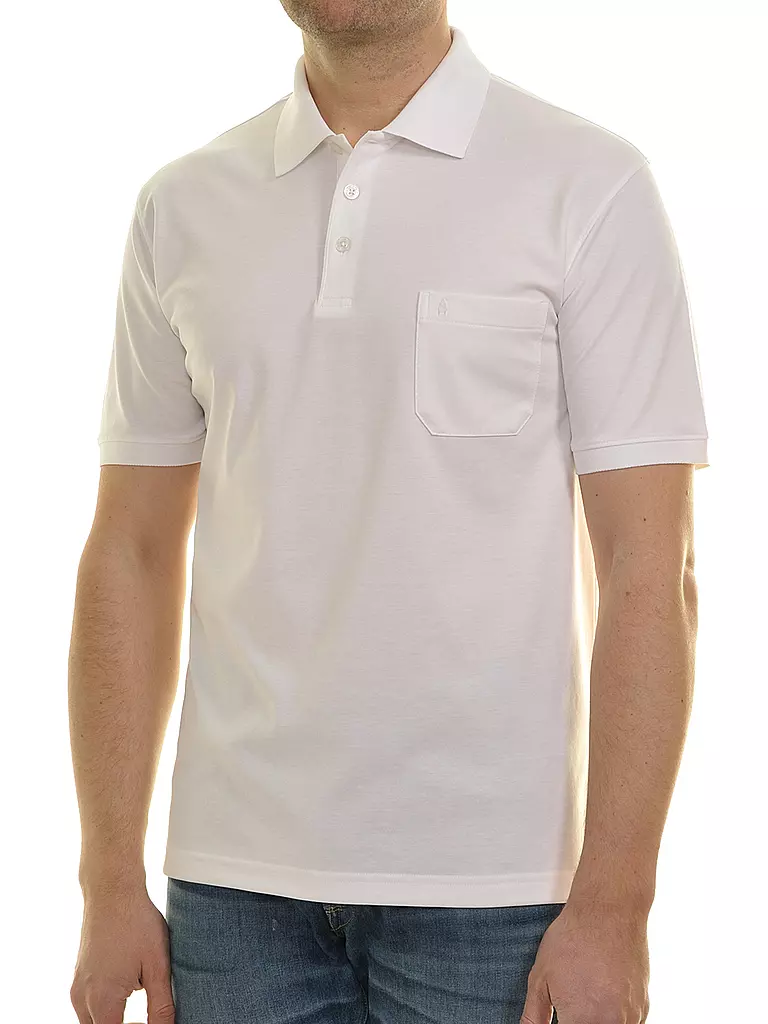 RAGMAN Poloshirt weiss