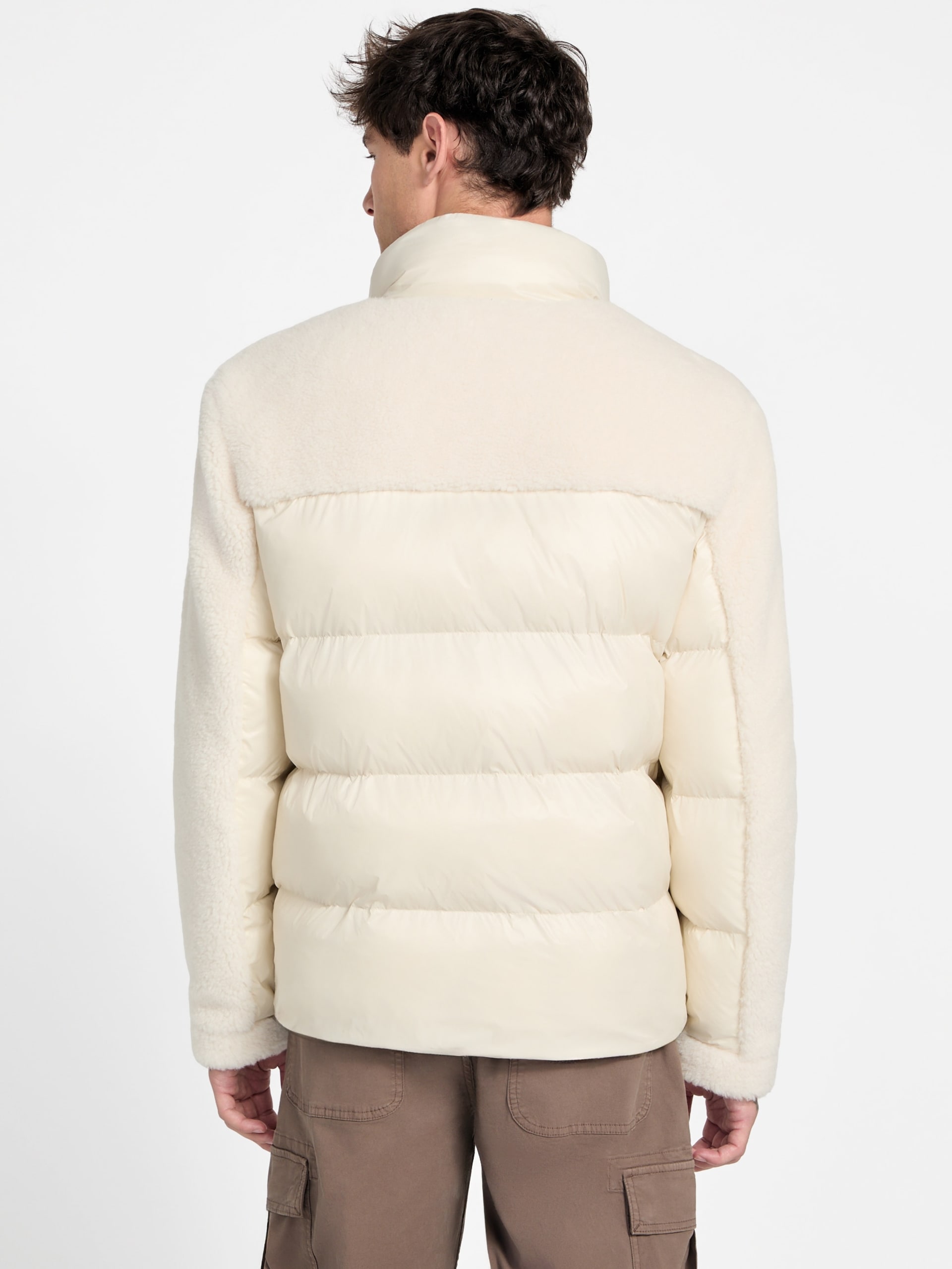 Jaqueta Mix Puffa Shearling