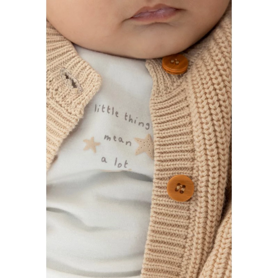 Feetje Strickjacke Ocean Child Sand Melange