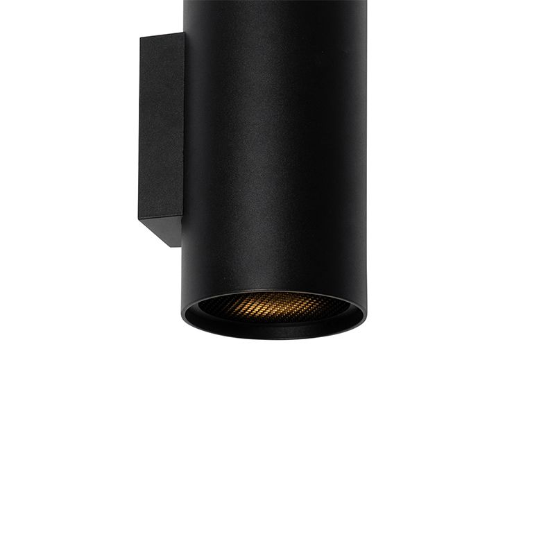 Design ronde wandlamp zwart - Sab Honey