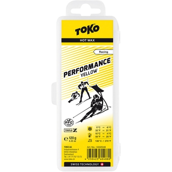 Toko Performance Yellow -6°/0°, 120 g Gleitwachs