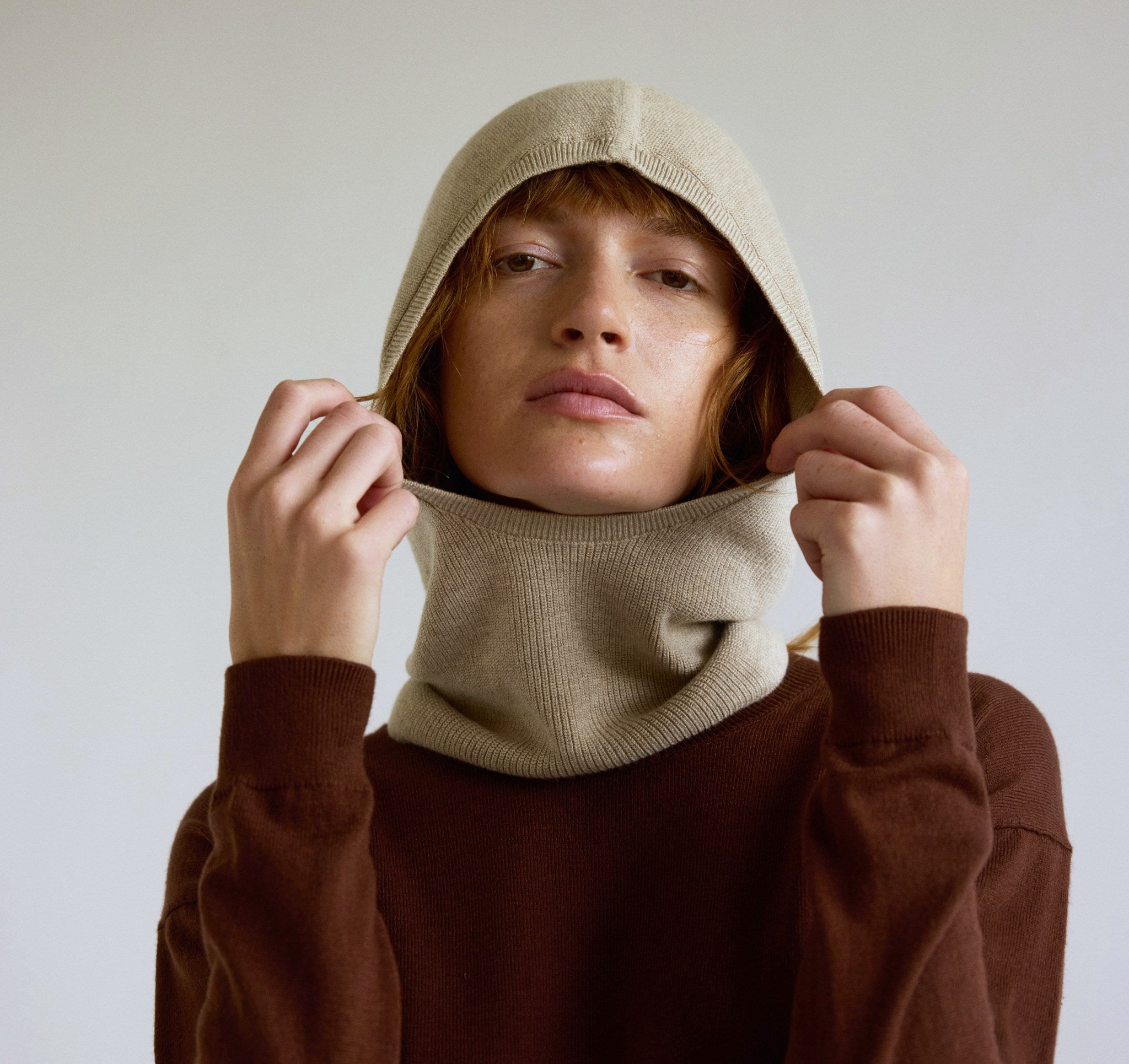 COTTON<br>Soft Knit Balaclava