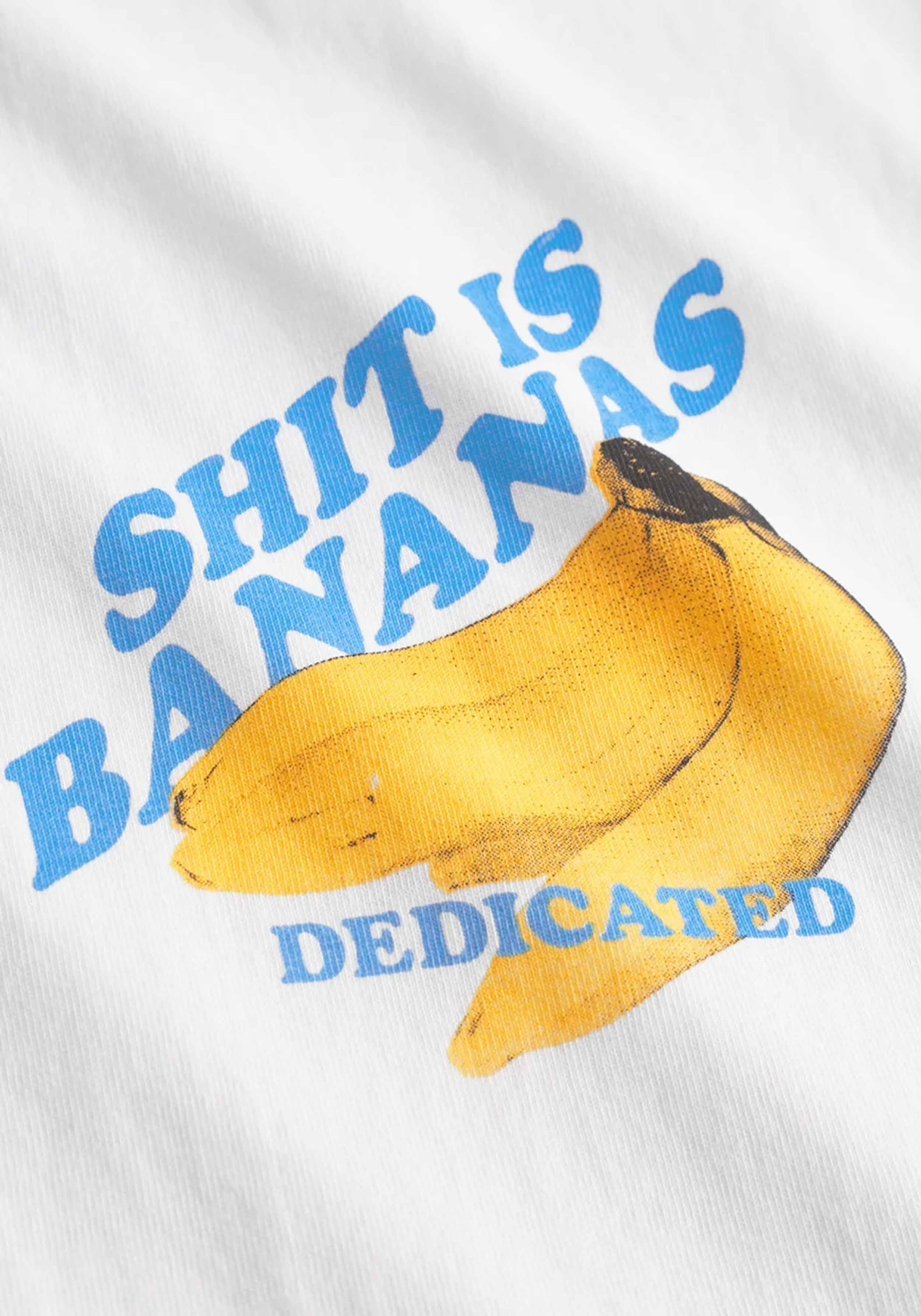 Dedicated T-Shirt Stockholm Bananas White