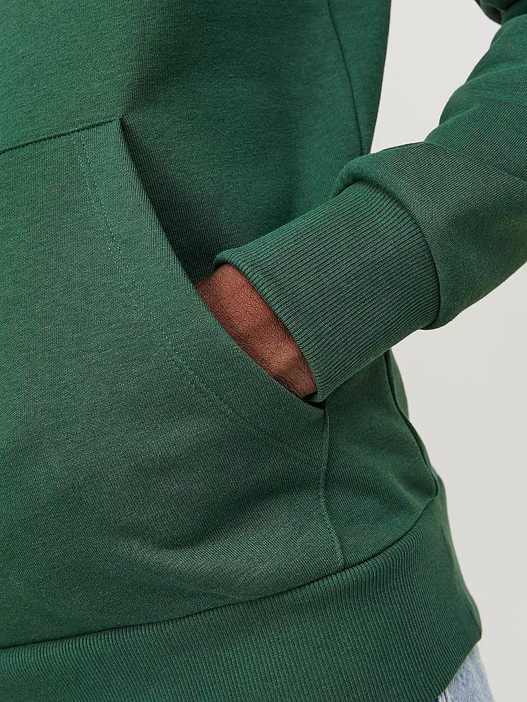 JACK & JONES Kapuzensweater - Hoodie JJEJOSH dunkelgrün