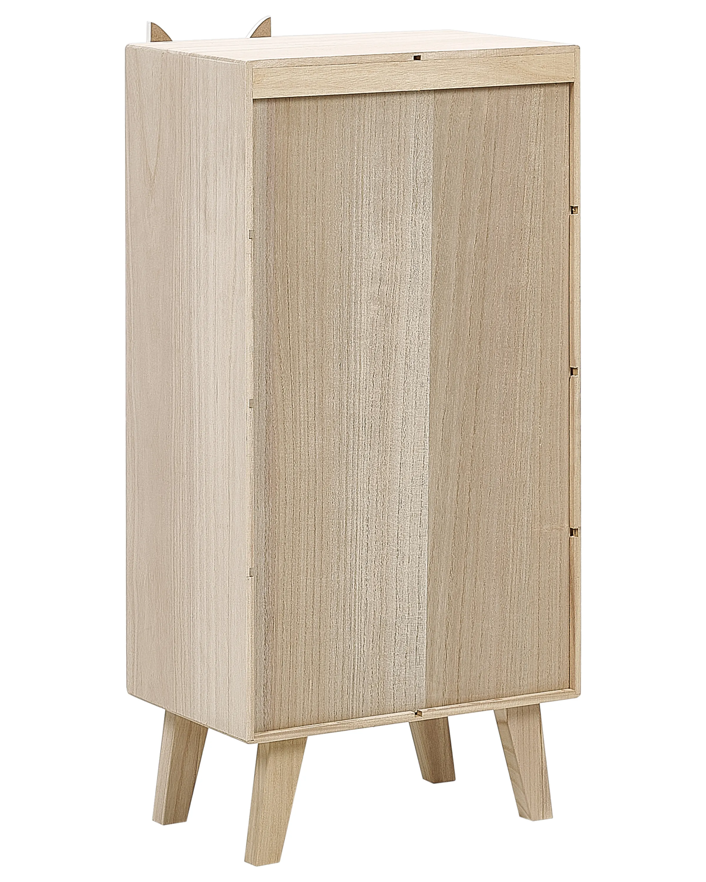 Boekenkast met 4 planken RUPERT 79 cm Lichtbruin