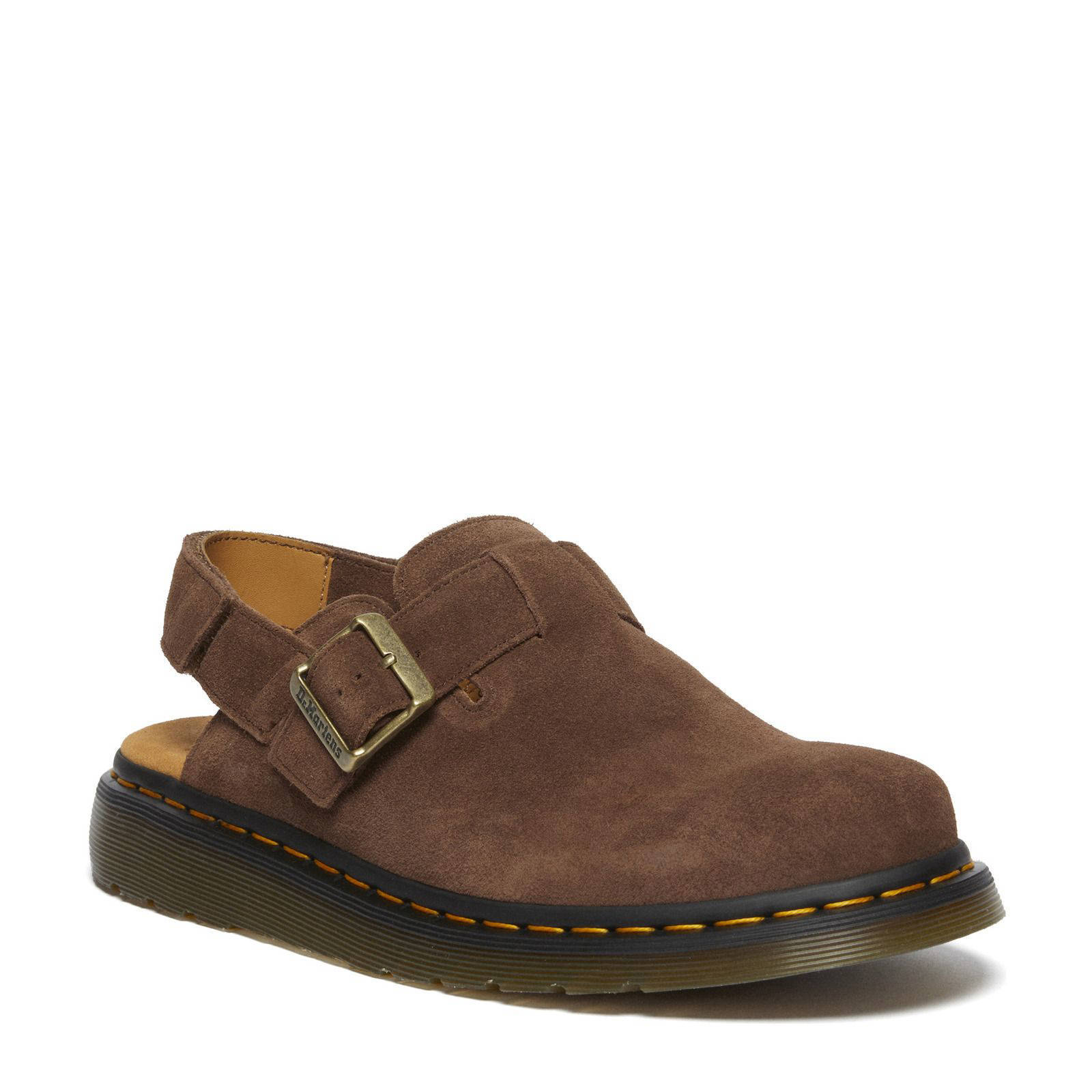 Dr. Martens Jorge II  suède clogs donkerbruin