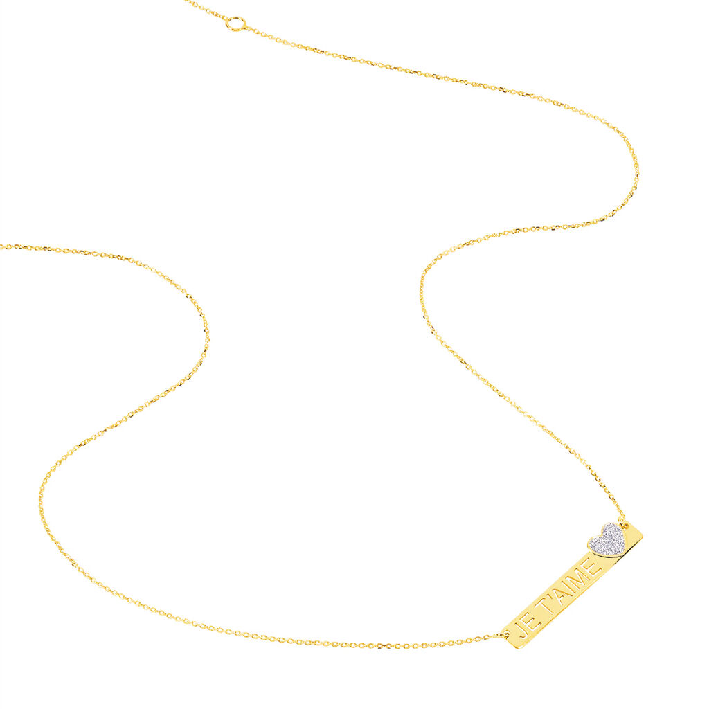 Collier Kimia Or Jaune