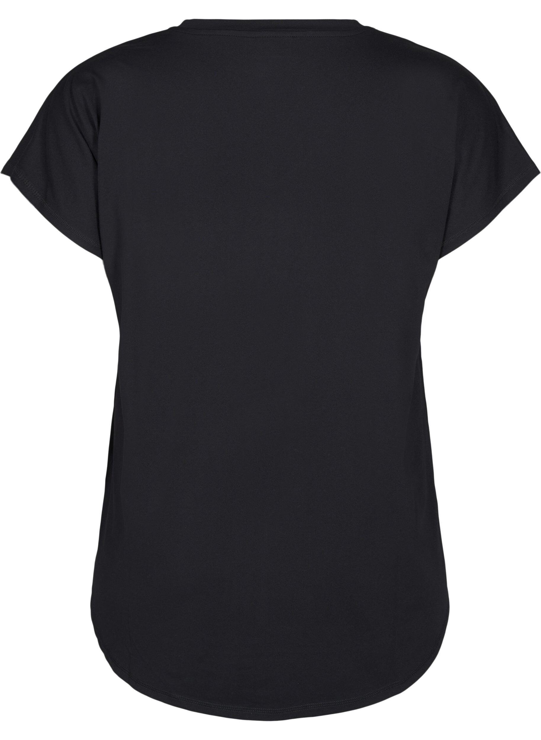 Trænings t-shirt med v-hals