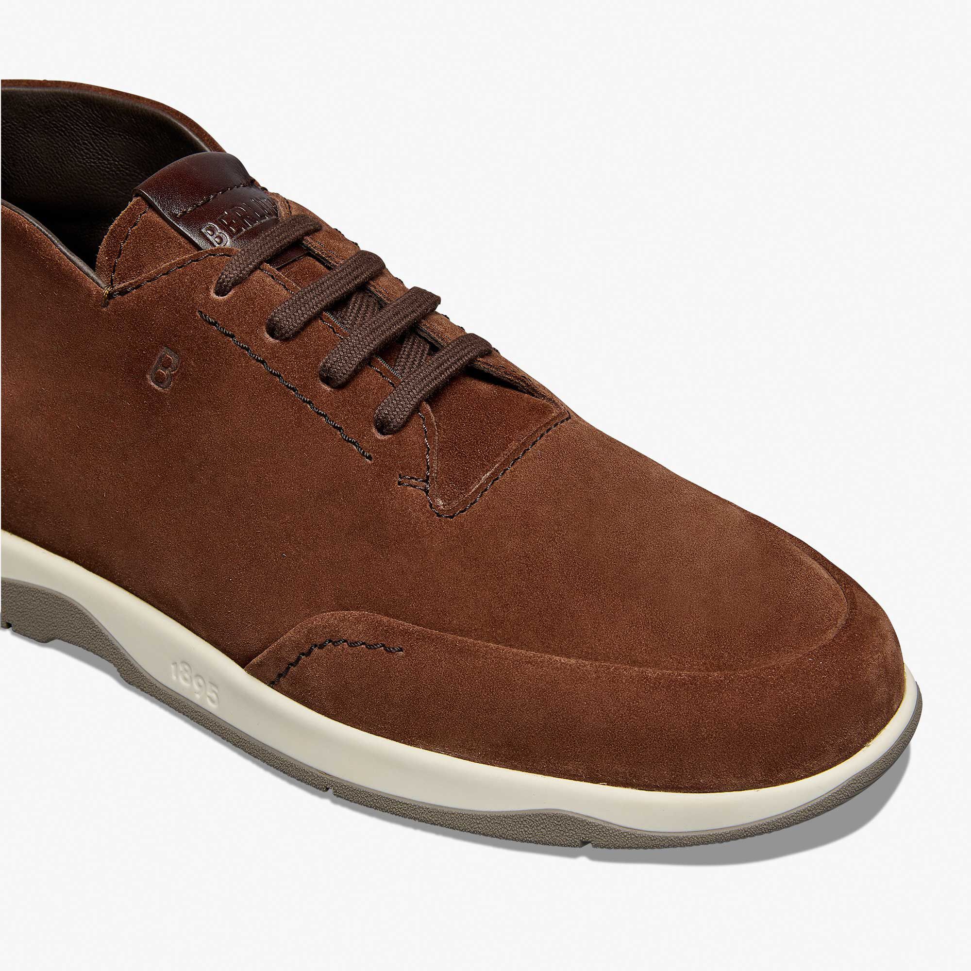 Derby Echappee En Veau Velours