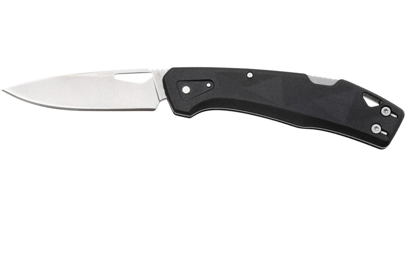 Gerber LST 1074516, Stonewashed 440A, Black Nylon zakmes