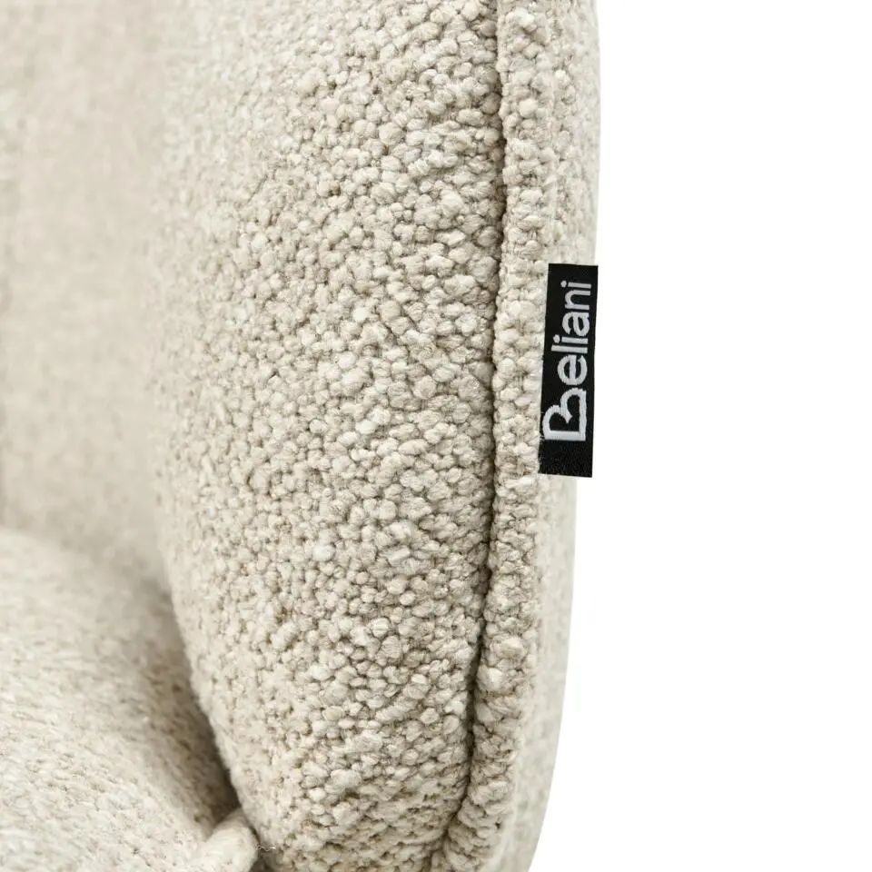 KAYLA - Fauteuil - Lichtbeige - Bouclé
