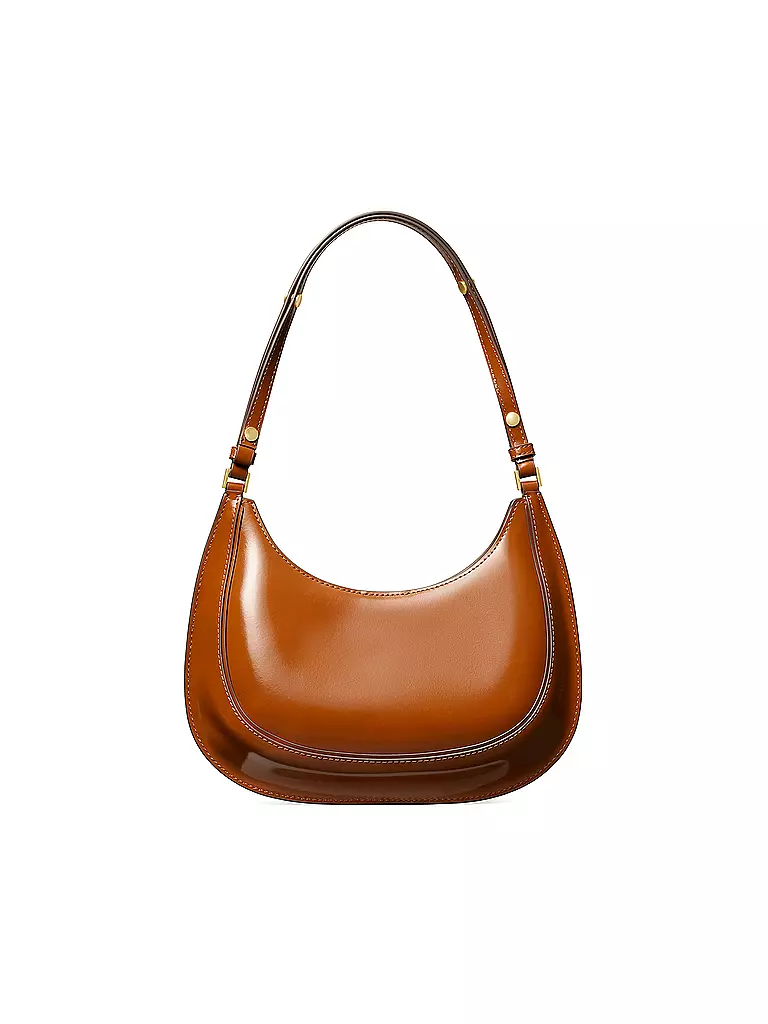 TORY BURCH Ledertasche - Henkeltasche ROBINSON SPAZZOLATO braun