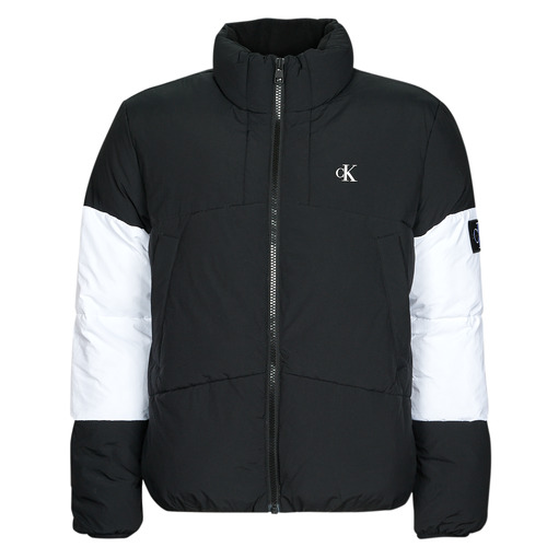 Calvin Klein Jeans - NON-DOWN COLORBLOCK PUFFER - Noir