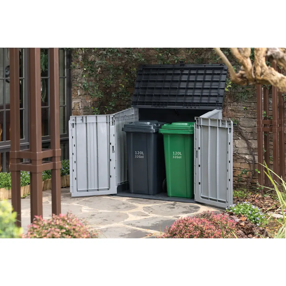 Keter Store-It-Out Nova Opbergbox - 880 L - 132x71.5x113.5 cm - Grijs