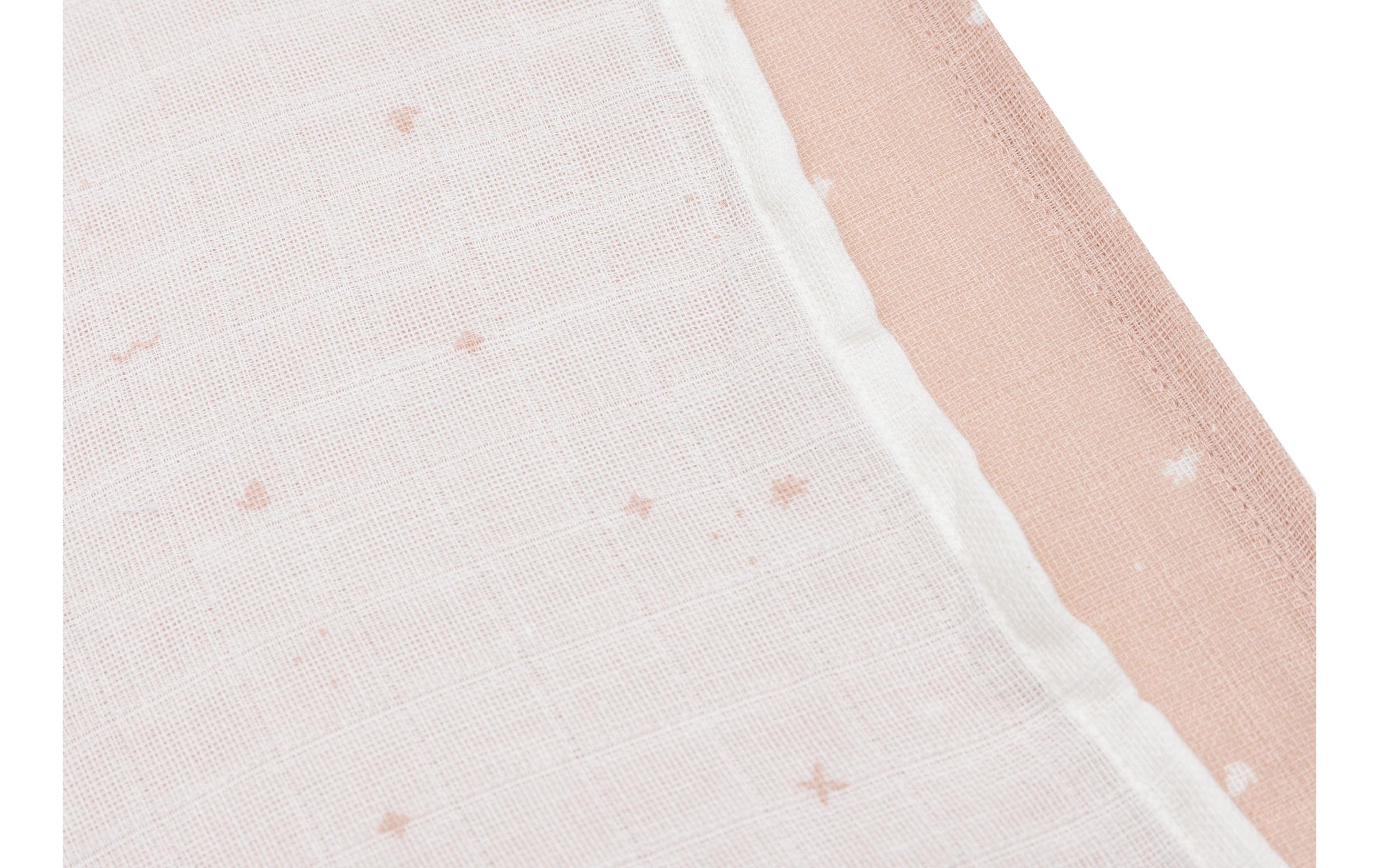 Mulltuch Nuscheli 3er Set Wild Rose 70 cm x 70 cmMultifunktionale Spucktücher