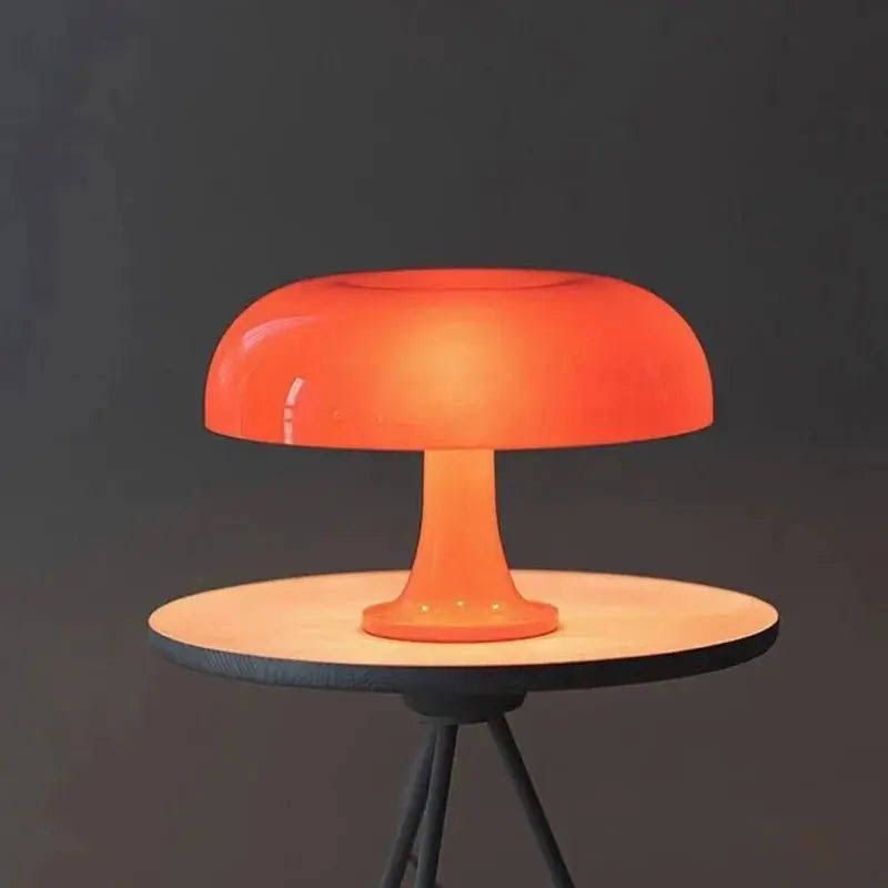 Champignonlampe Artemide, Orange
