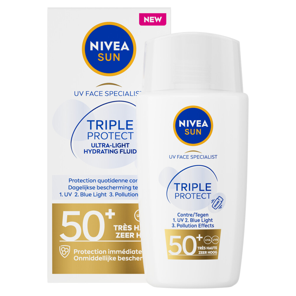 Nivea Sun Zonnebrandcréme Face Triple Protect SPF 50+40 ml