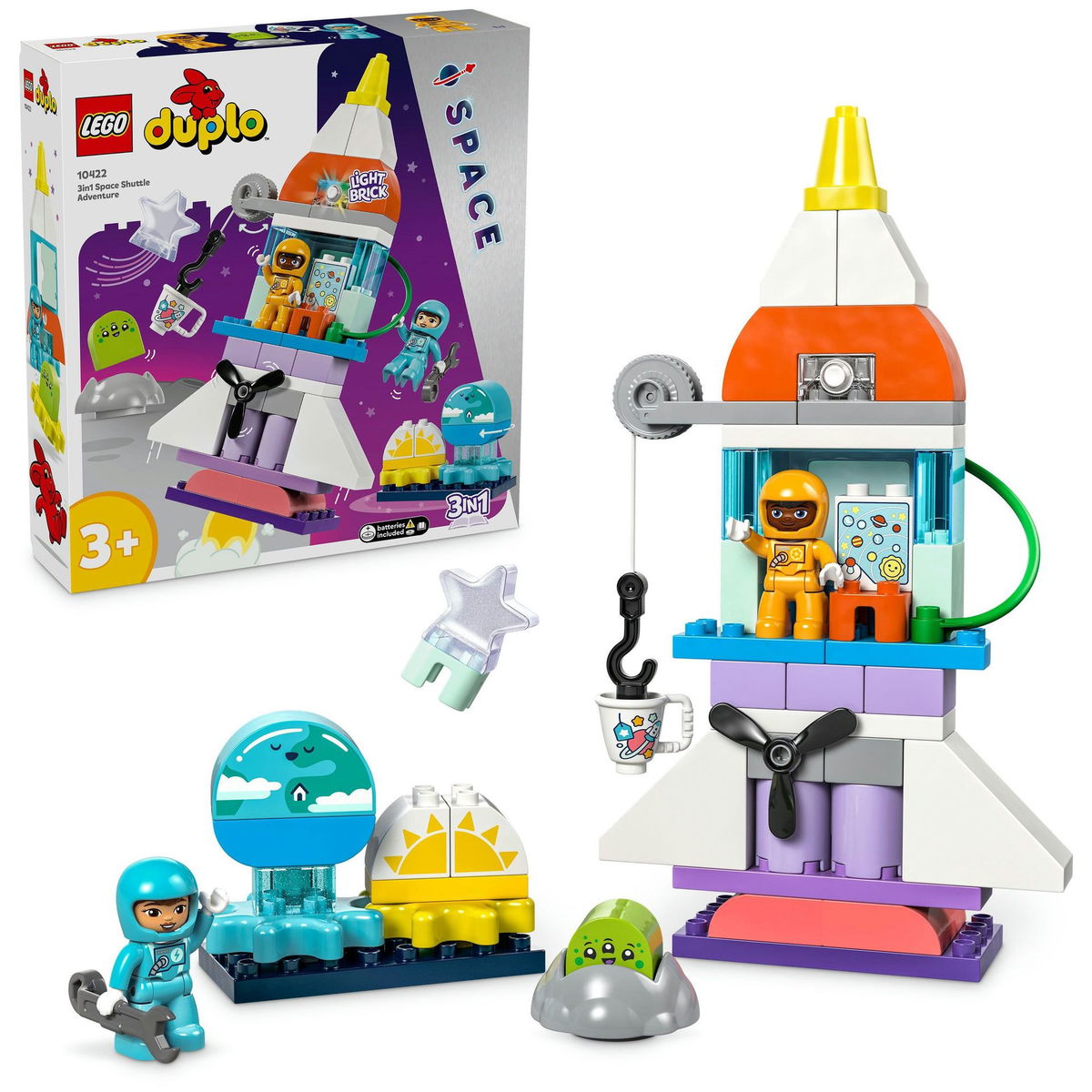 LEGO DuploLEGO Duplo   3in1 Spaceshuttle für viele Abenteuer