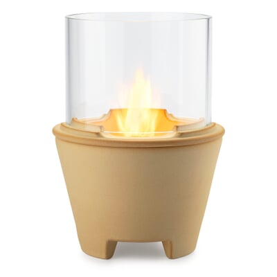 Windlichtaufsatz für großes Schmelzfeuer® Keramik, Natur