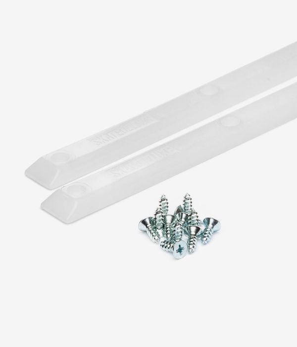 skatedeluxe Icon Deck Rails (white) 2er Pack