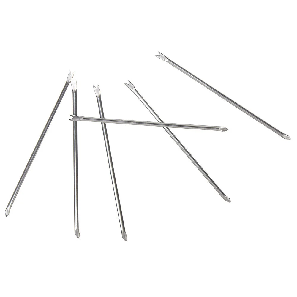Curette à crabe en inox x6