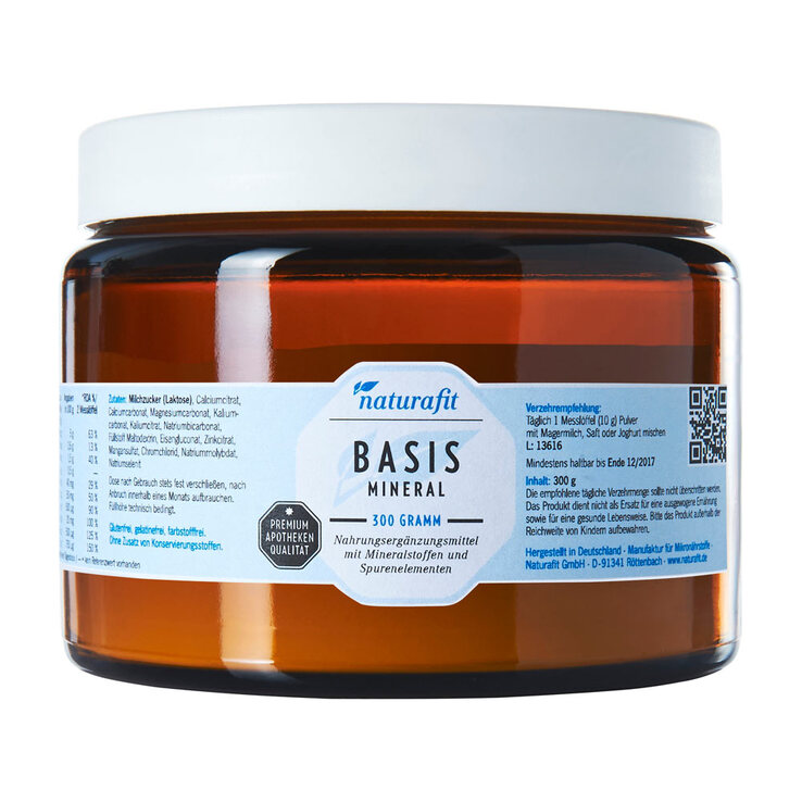 Naturafit Basis Mineral Pulver, 300 g