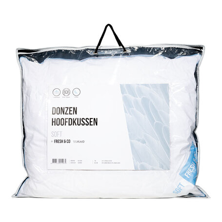 Hoofdkussen - Soft nature 15% dons en 85% veren