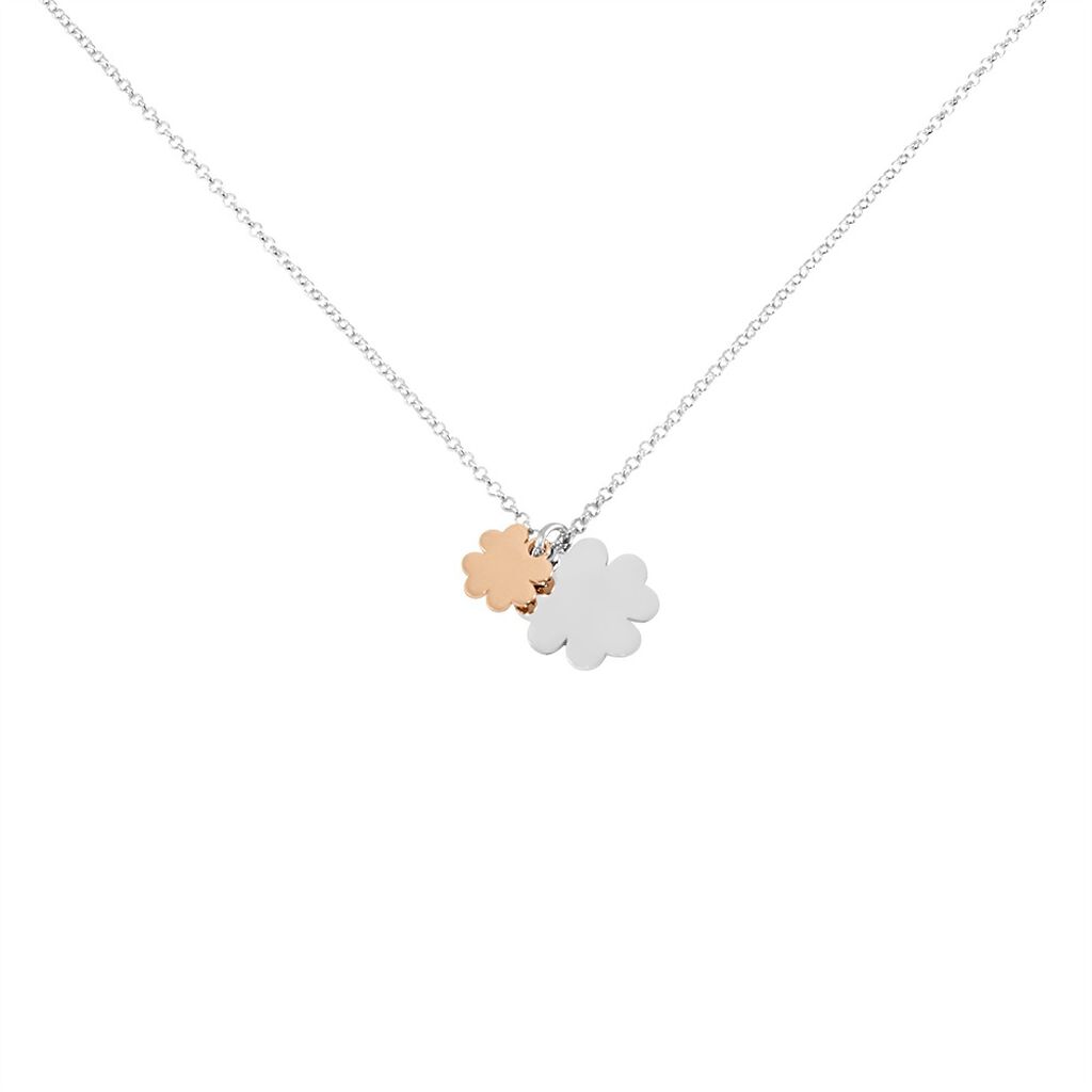 Collier Argent Bicolore Soio