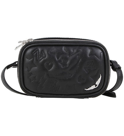 Zadig & Voltaire Skuldertaske/B?ltetaske - Klea - Sort m. M?nste