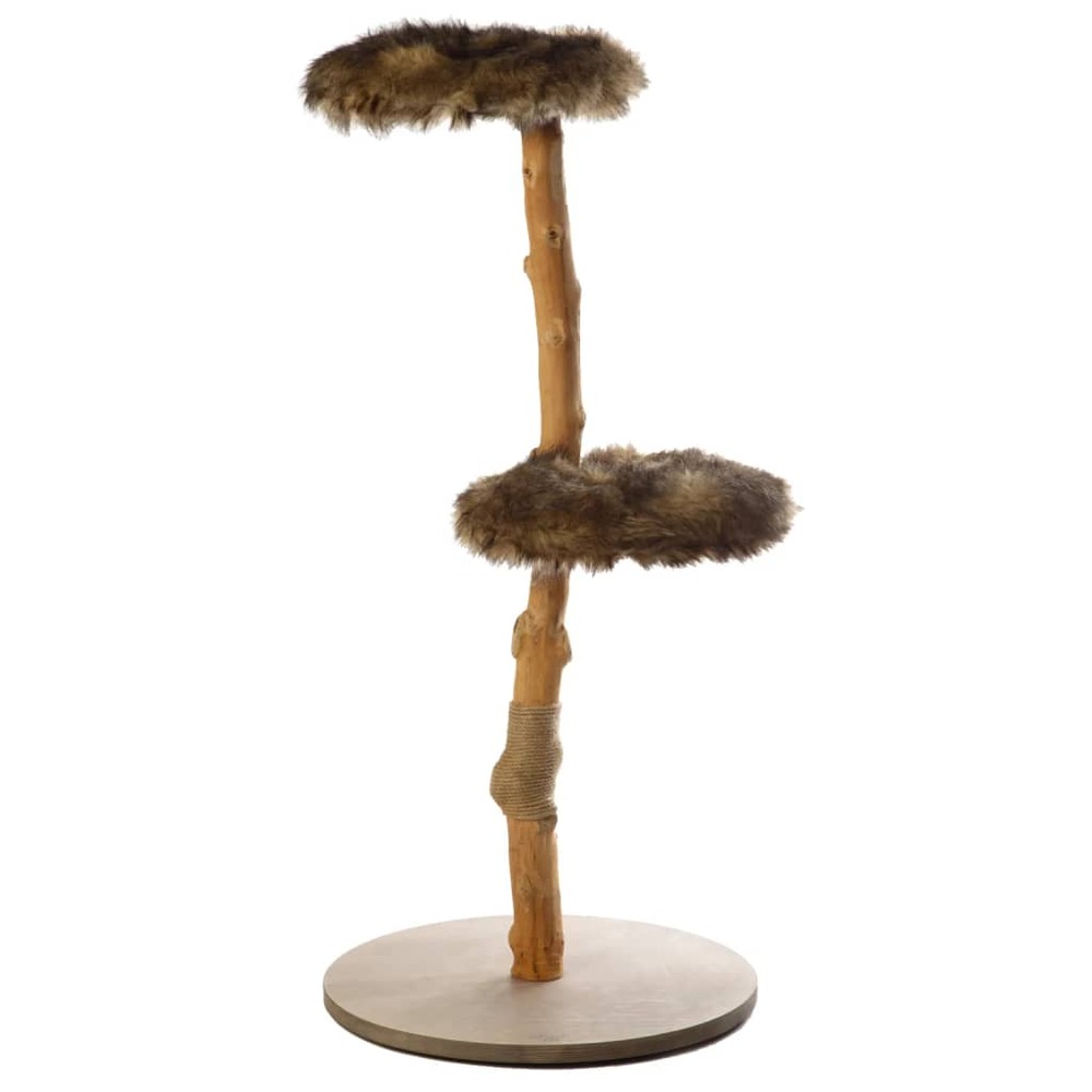 Poteau à gratter en bois jazz
