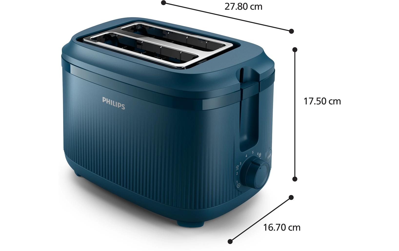 Toaster 3000 Series HD2511/71 Malibu BlueKlassischer Toaster