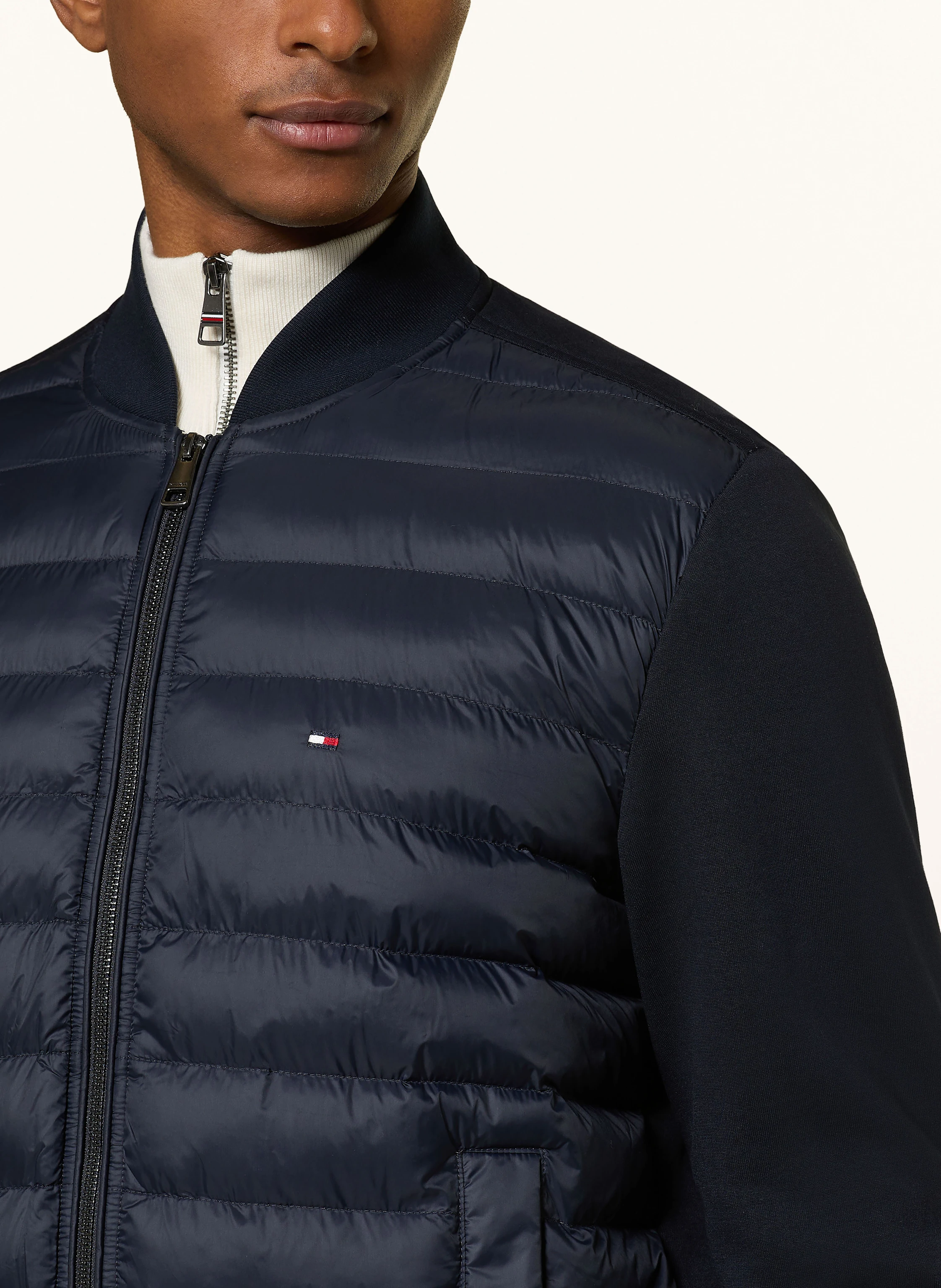 TOMMY HILFIGER Blouson im Materialmix