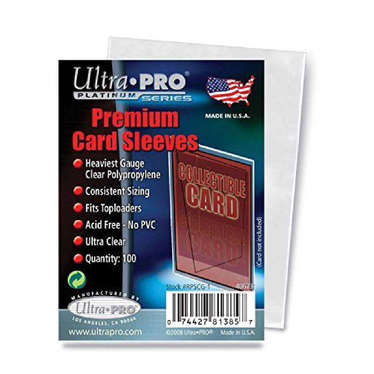 Asmodee Ultra Pro Platinium Range Cartes (x 100)