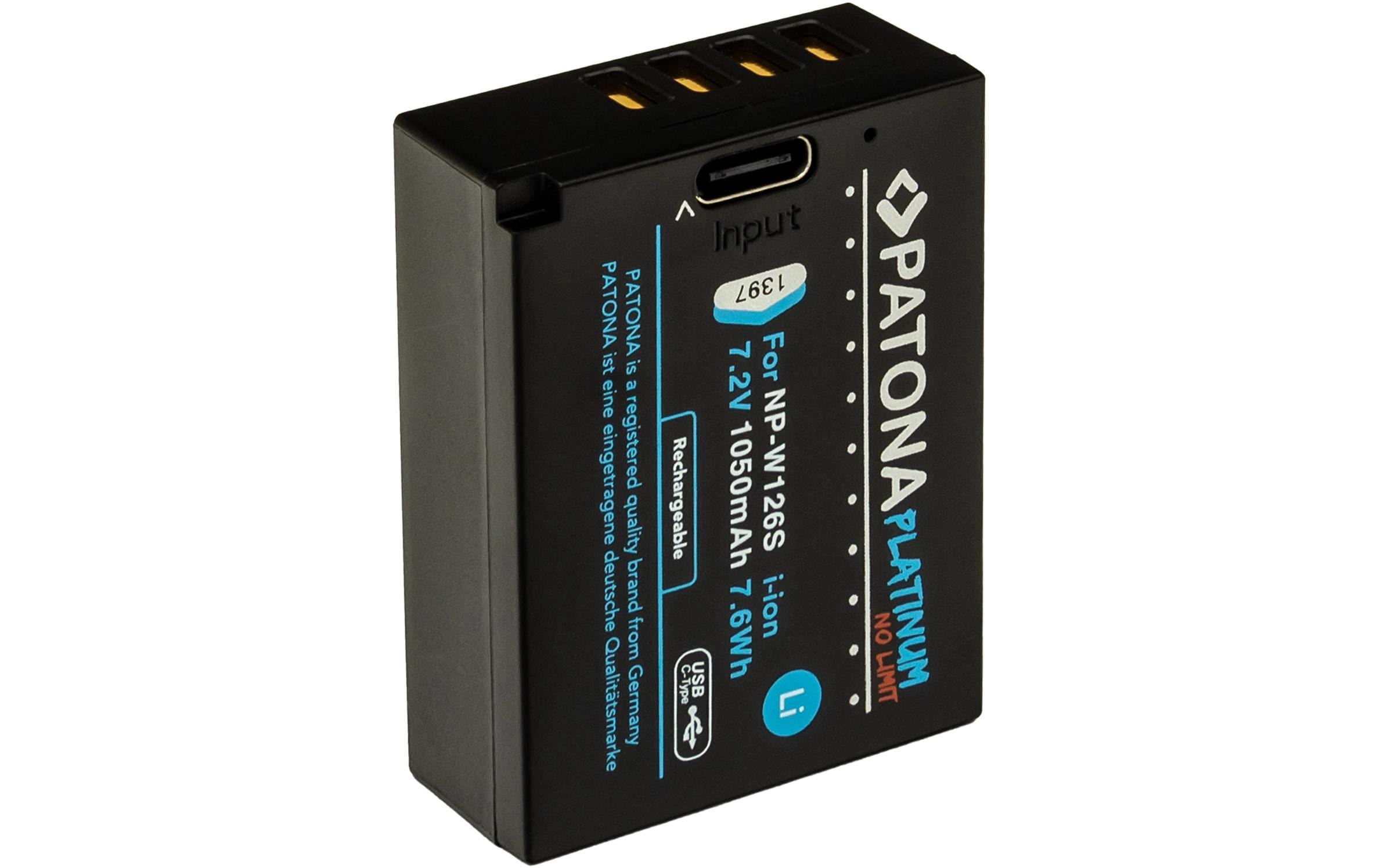Platinum Akku für Fuji NP-W126SPlatinum Batteriesatz für Fujifilm