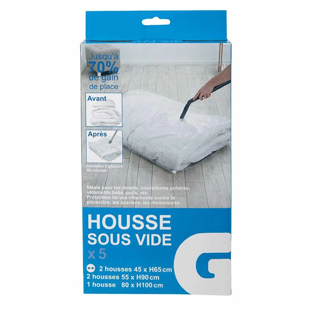 Housse de rangement vide air x5