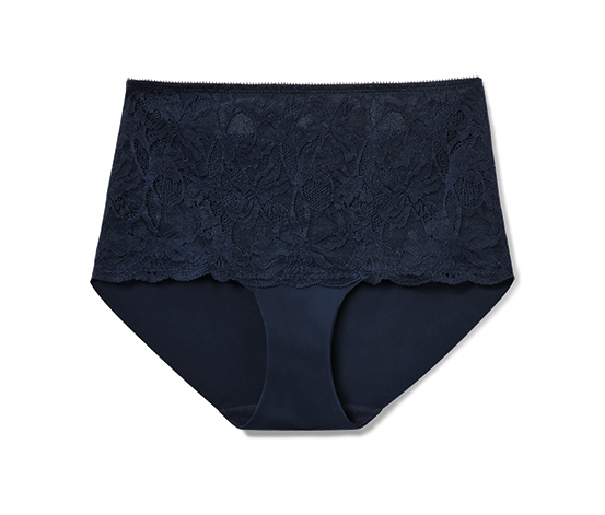 Highwaist-Panty, blau