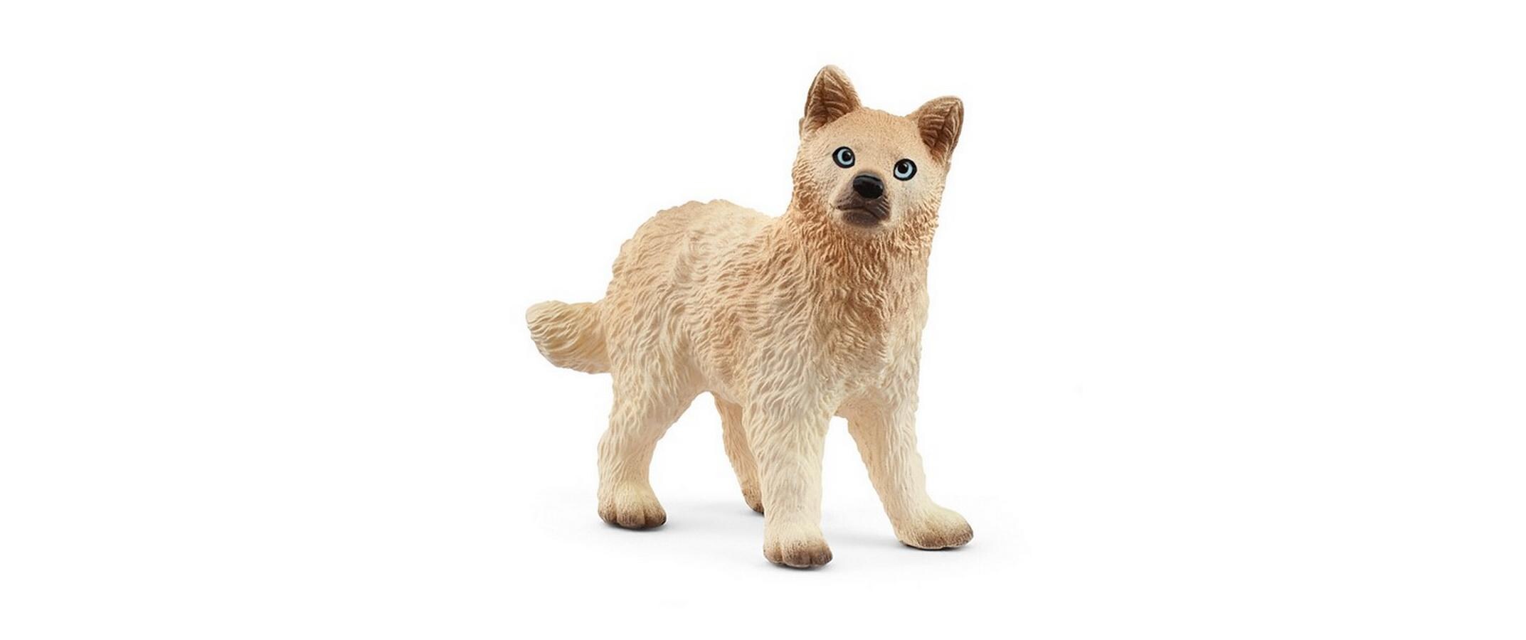 Spielzeugfigur Wild Life Polarwolf WelpeHochwertige Tierfigur