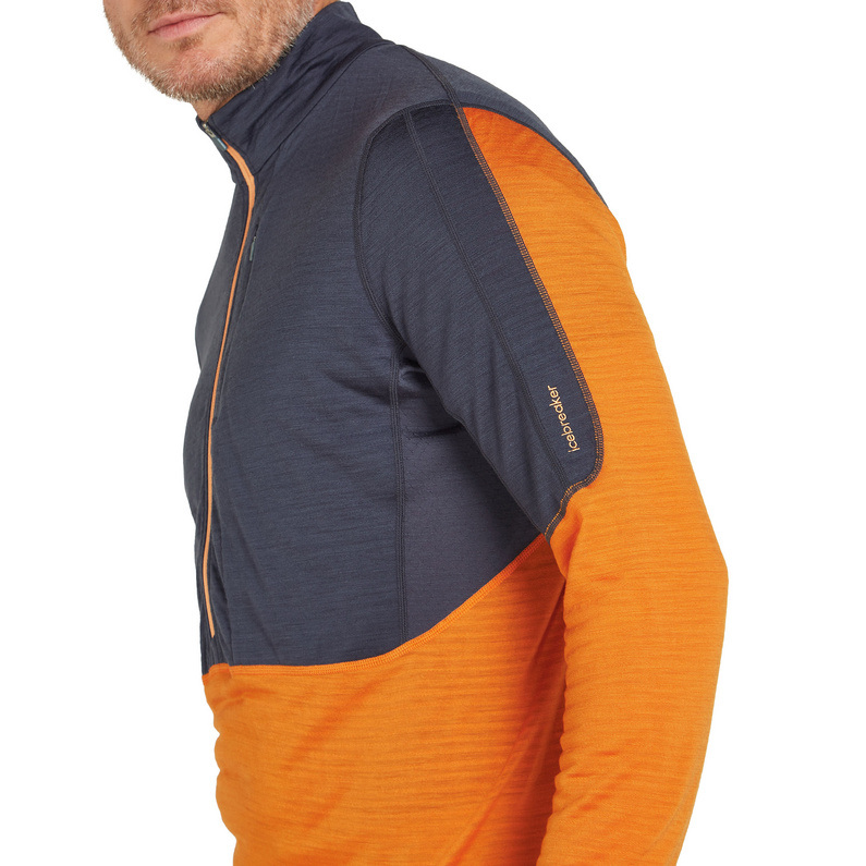 Icebreaker Herren 200 Realfleece Descender Half Zip Longsleeve