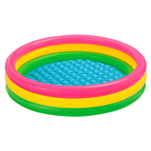Piscina inflável Intex Sunset de 3 anéis, 114 x 25 cm