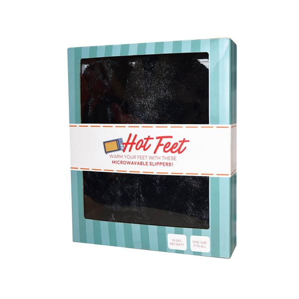 Varmetøfler Hot Feet Deluxe sort Mikamax