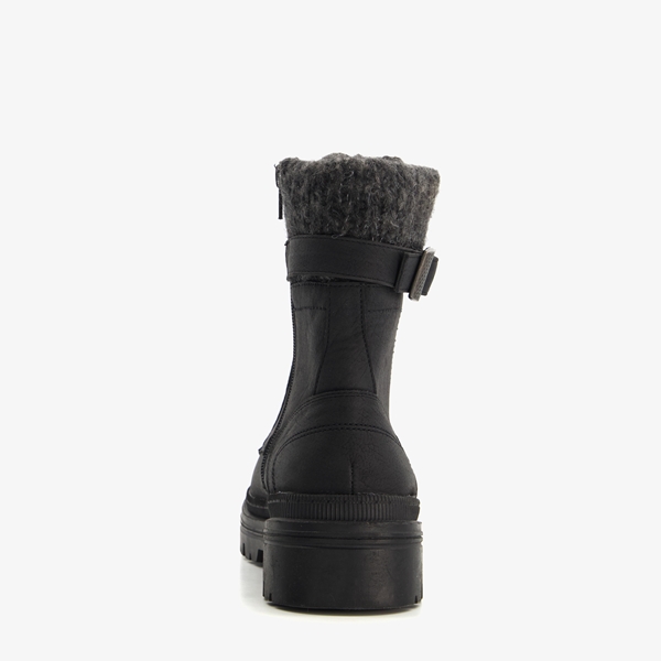 Blue Box dames boots met stoffen details