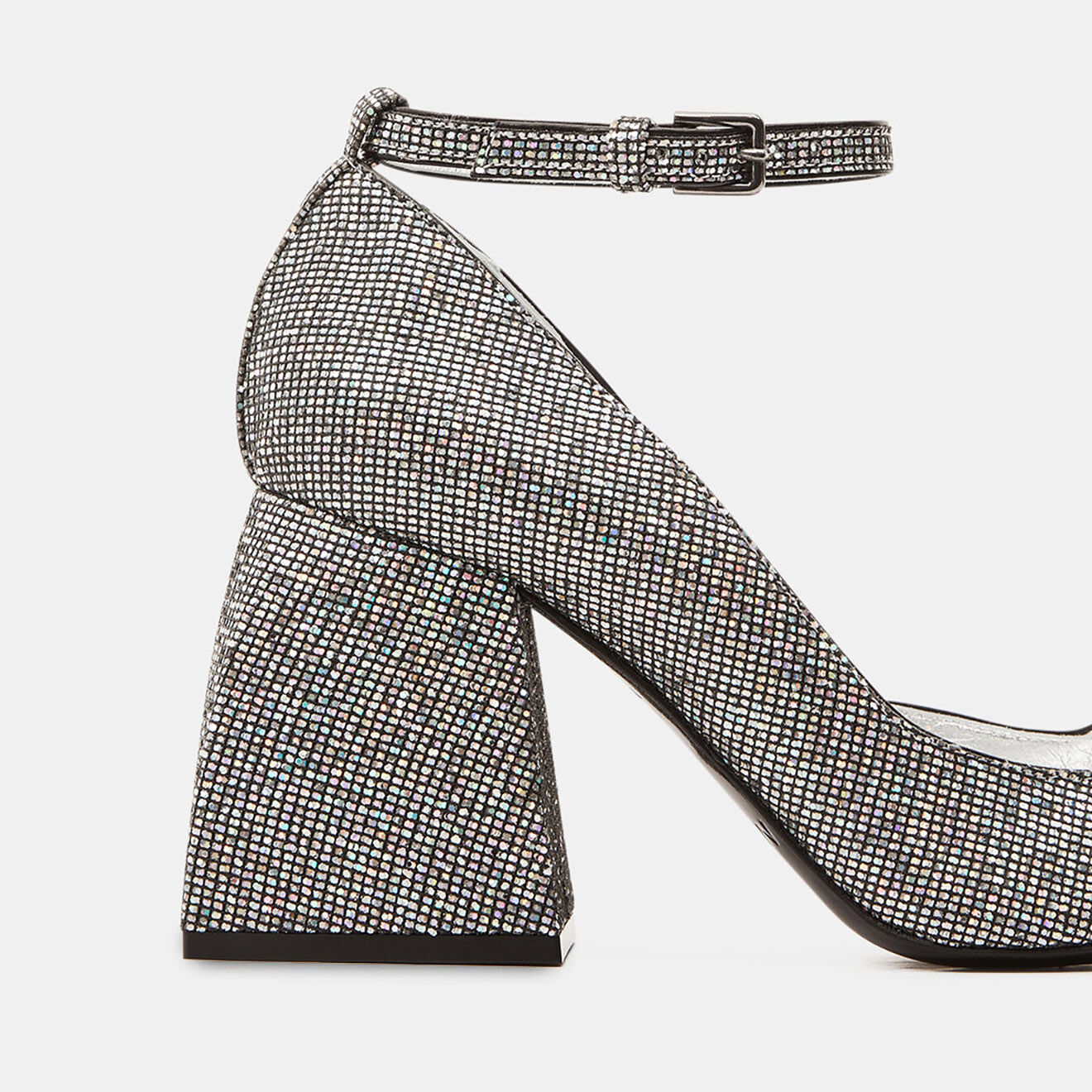 Nodaleto Escarpins à Strass Alba argentés - Talon 9 cm