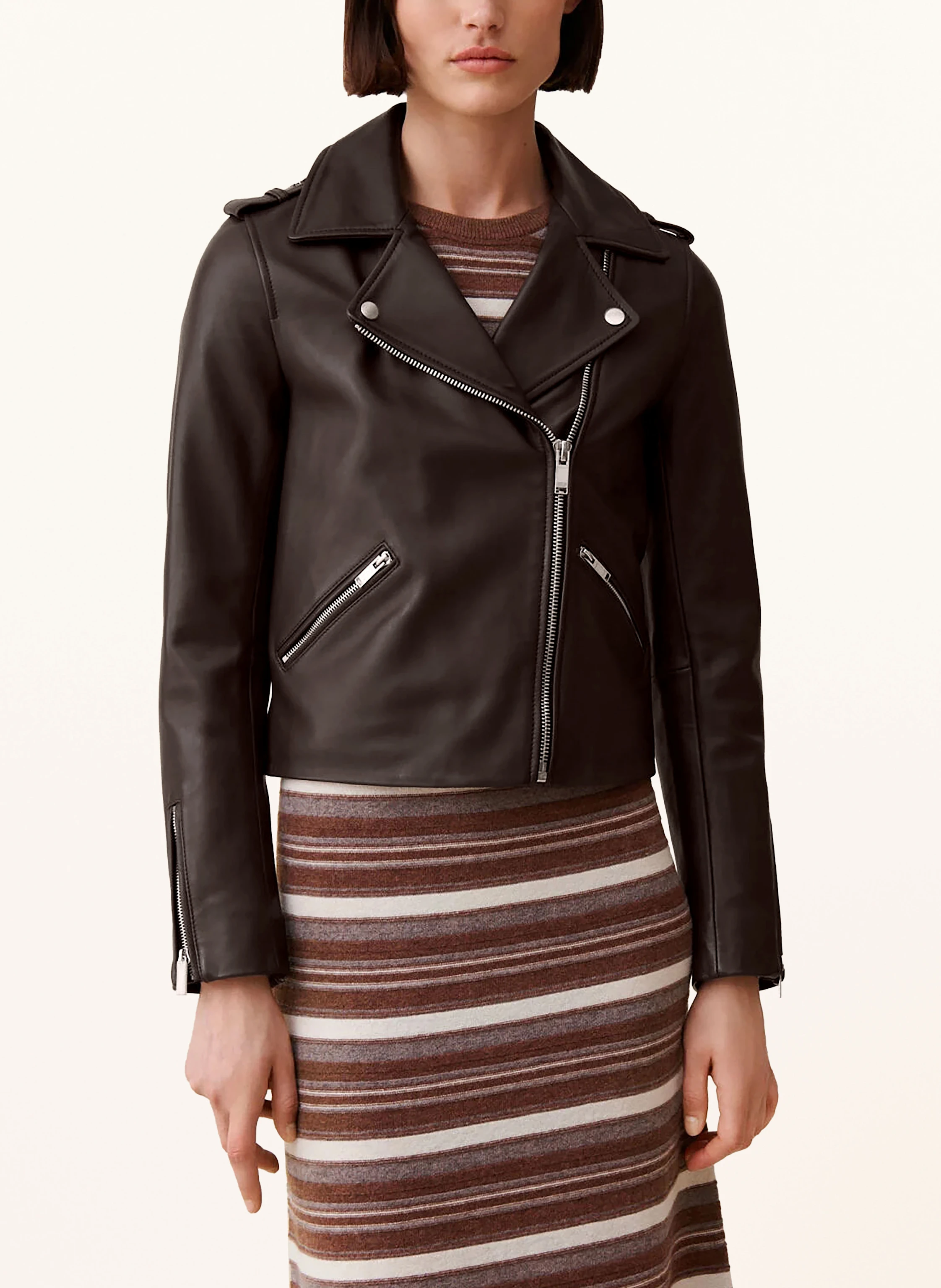 CLAUDIE PIERLOT Lederjacke